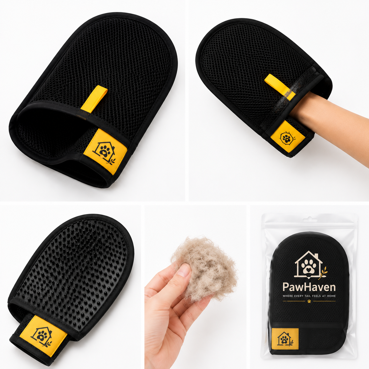 PawHavenSA FurEase™ Grooming Glove