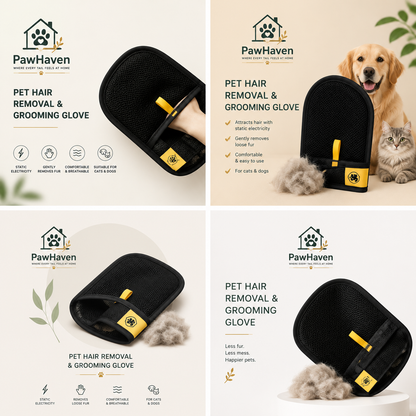 PawHavenSA FurEase™ Grooming Glove