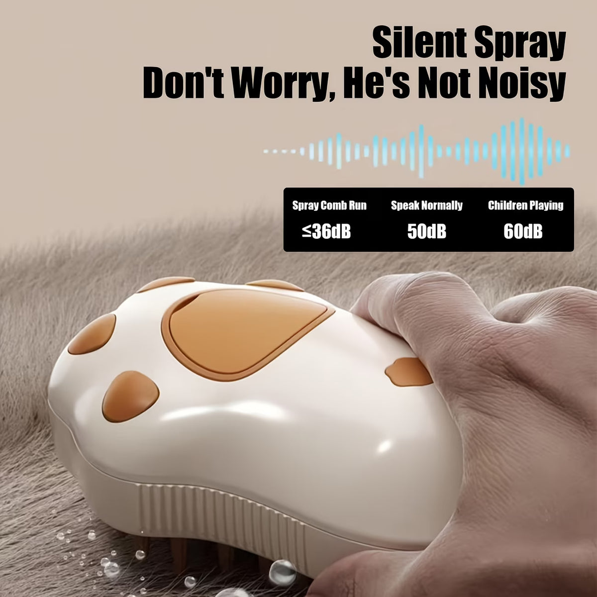 PawHavenSA FurMist™ Electric Grooming Brush